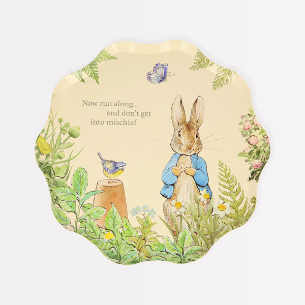Peter Rabbit™ In The Garden Side Plates, Pack of 8 | Paperless