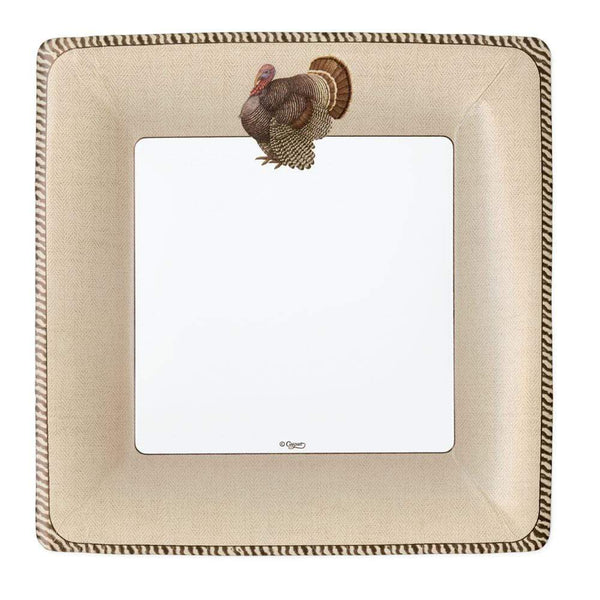 Square paper outlet dinner plates