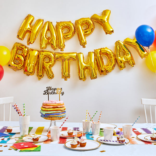 Happy Birthday Balloon Banner Paperless Post Party Shop