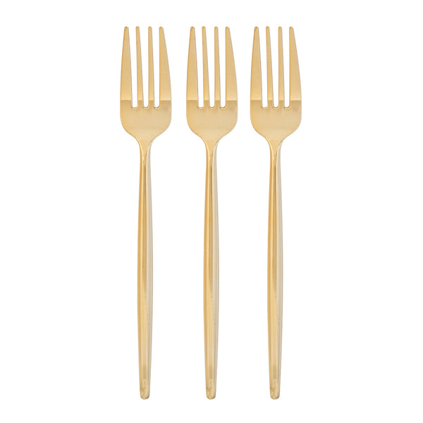 Modern Gold Forks, Pack of 20 Paperless Post Party Shop