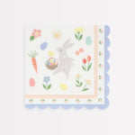 Easter Bunny Large Napkins, Pack of 16