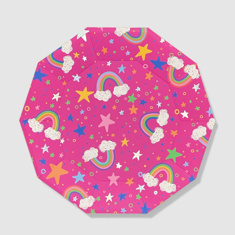 Coterie x Sparkella Rainbow Large Plates (10 per pack)