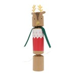 Woodland Jumper Reindeer Crackers, Pack of 6