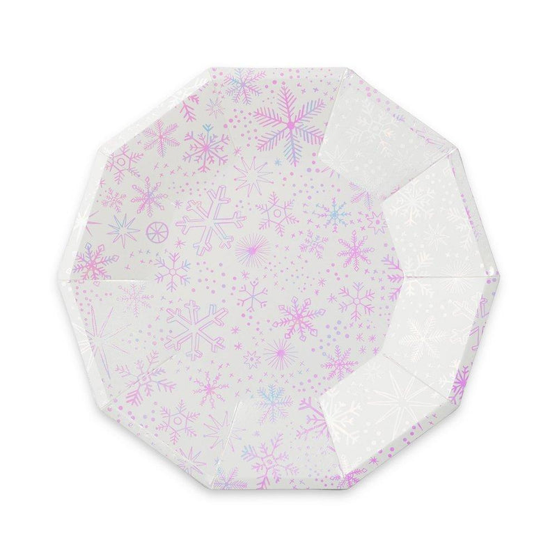 Frosted Large Plates, Pack of 8