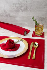 The Red Carpet Cotton Placemats, Set of 12