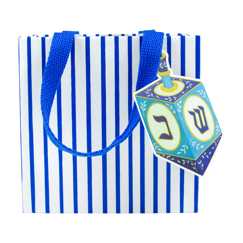 Dreidel And Stripes Gift Bags - 1 Each