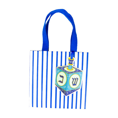 Dreidel And Stripes Gift Bags - 1 Each