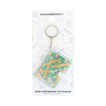 Smarty Pants Notebook Keychain, Green