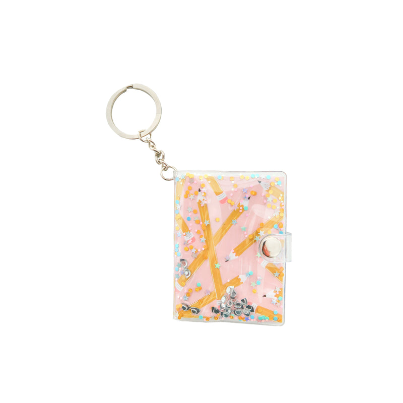 Smarty Pants Notebook Keychain, Pink