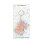 Smarty Pants Notebook Keychain, Pink