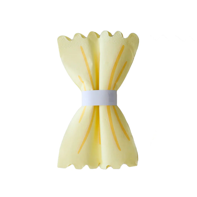 Le Dinner Pasta Noodle Guest Napkins, Pack of 16