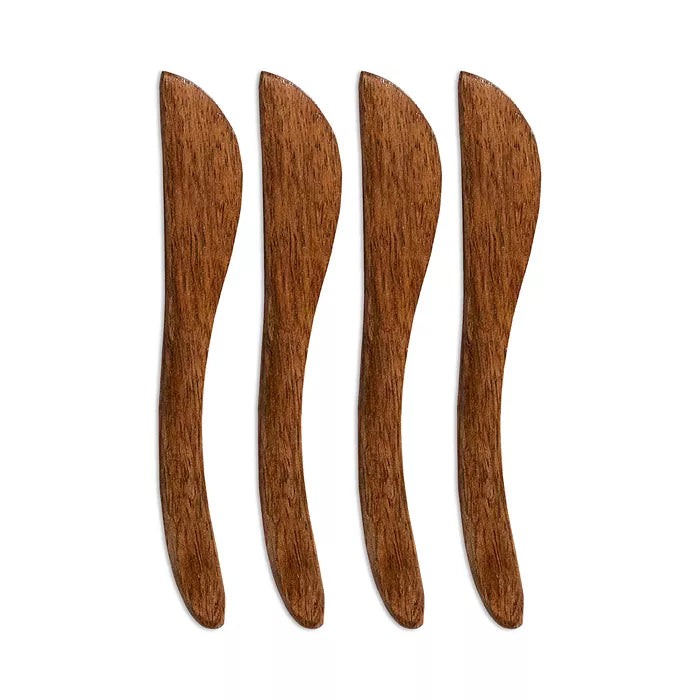 Juliska Bilbao Wood Spreaders, Set of 4