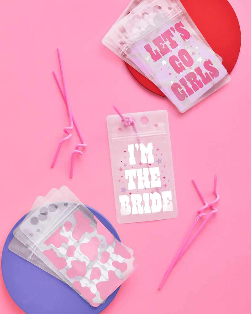 Let'S Go Girls Sippers Drink Pouches, Pack Of 16