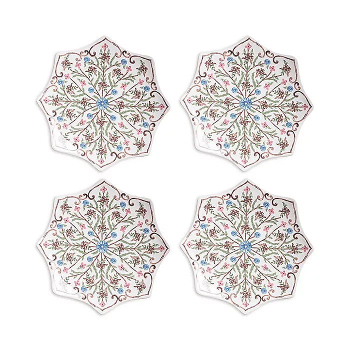 Juliska Villa Seville Scalloped Side/Cocktail Plate, Set of 4