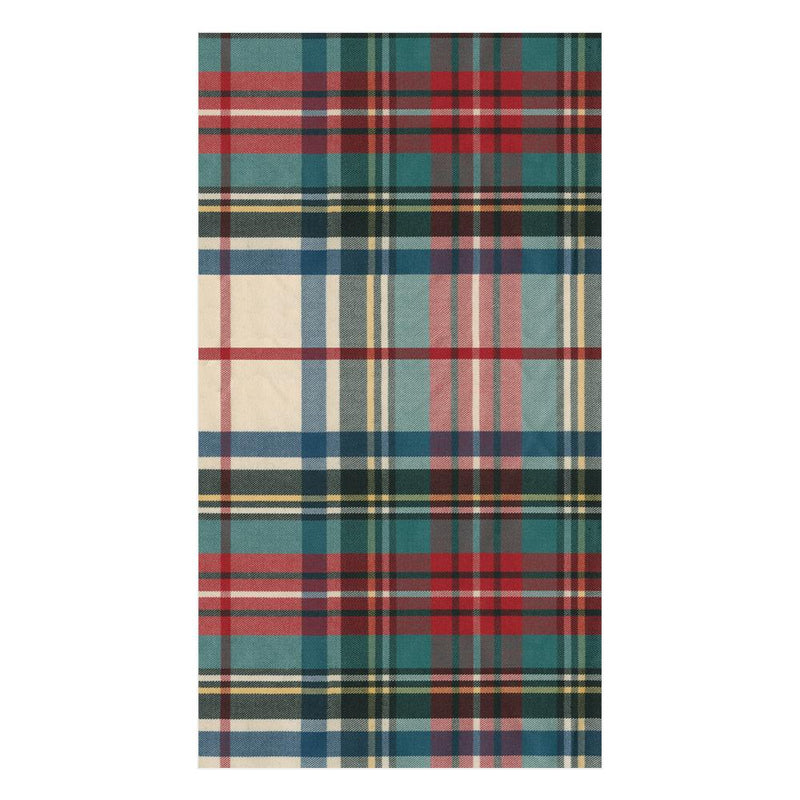 Dress Stewart Tartan Paper Guest Towel Napkins - 15 Per Package