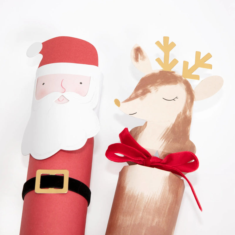 Christmas Character Crackers, Large, Pack of 6