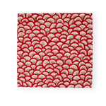 Pontchartrain Scallop Red Luncheon Napkins - 20 Per Package