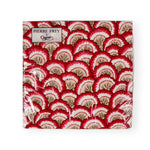 Pontchartrain Scallop Red Luncheon Napkins - 20 Per Package