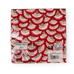 Pontchartrain Scallop Red Luncheon Napkins - 20 Per Package