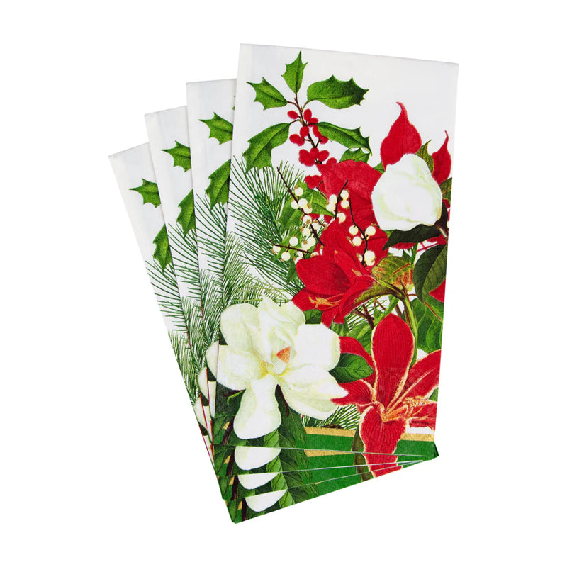 Christmas Garden Guest Towel Napkins - 15 Per Package