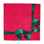 Tied With A Bow Red & Spruce Luncheon Napkins - 20 Per Package