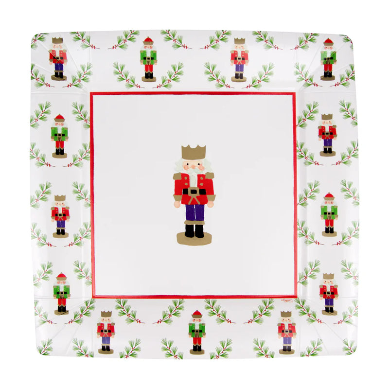 Little Nutcracker Sq Dinner Plates - 8 Per Package