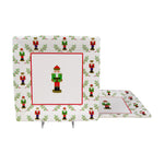 Little Nutcracker Square Salad & Dessert Plates - 8 Per Package