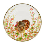 Turkey And Berries Dinner Plates - 8 Per Package