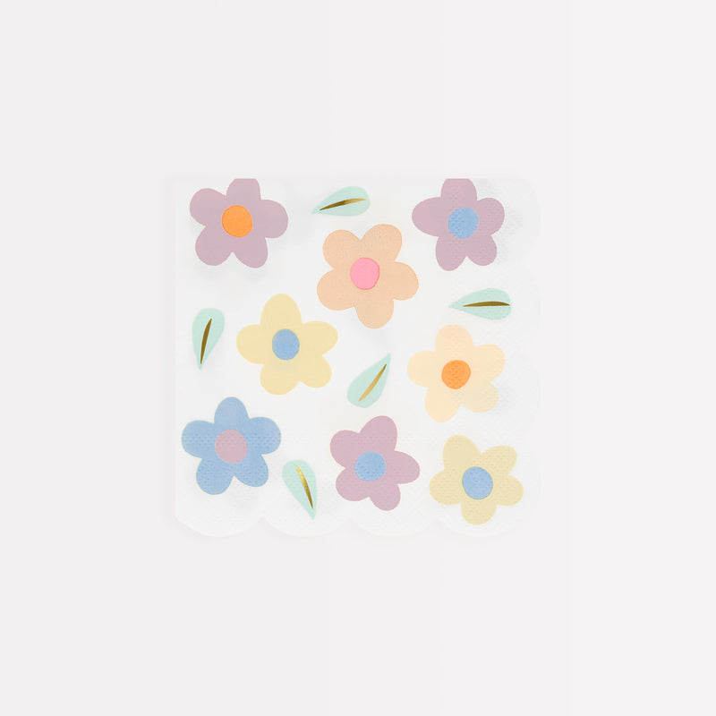 Happy Flowers Small Napkins