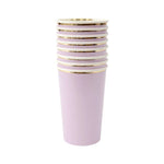 Lilac Highball Cups, Set of 8
