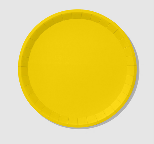 Sunshine Yellow Classic Large Plates (10 per pack)