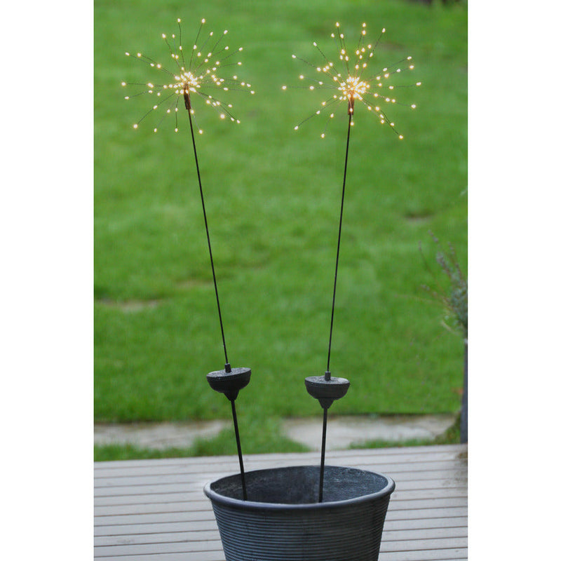 Solar Starburst Stake Light, Set of 3