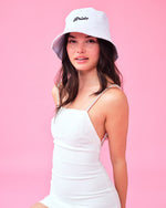 Bride Bucket Hat - Embroidered Cotton Hat