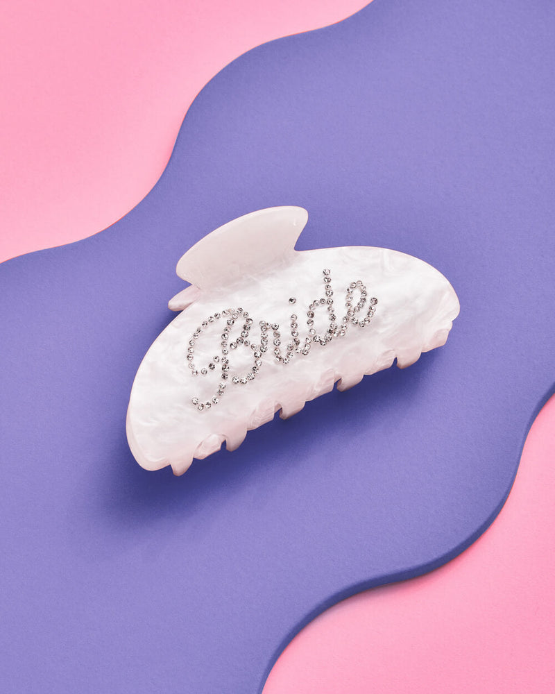 That Bride Clip - Pearlescent Claw Clip
