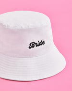 Bride Bucket Hat - Embroidered Cotton Hat