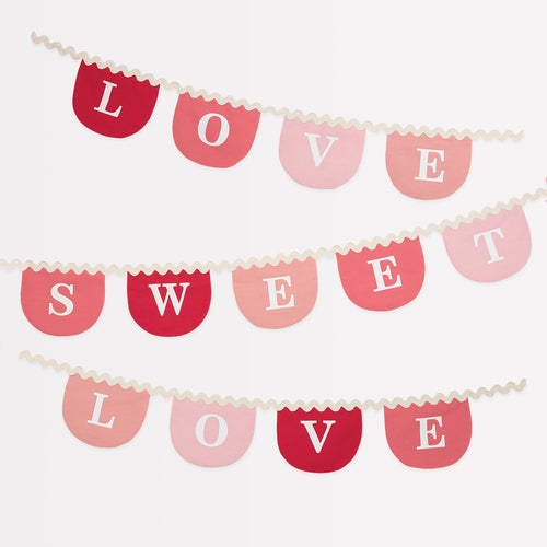 Valentine's Fabric Garland