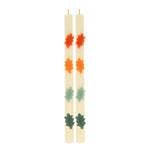 Leaf Table Candles, Pack of 2