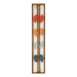 Leaf Table Candles, Pack of 2