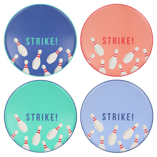 Bowling Dinner Plates, Set of 8