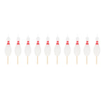 Bowling Pin Candles, Set of 10