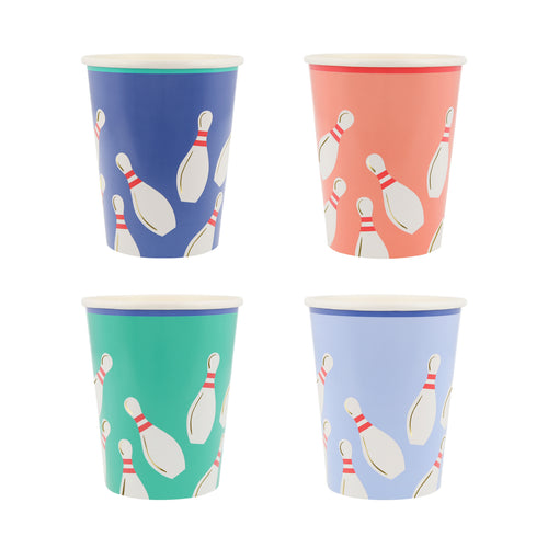 Bowling Cups, Set of 8