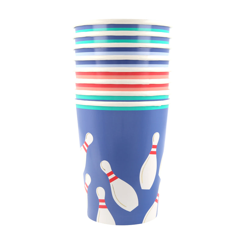 Bowling Cups, Set of 8
