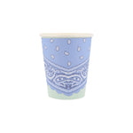 Western Bandana Cups, Set of 8