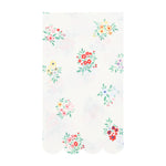 Ditsy Posy Scalloped Guest Towels, Pack of 16