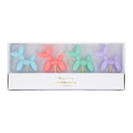 Balloon Dog Candles, Pack of 4