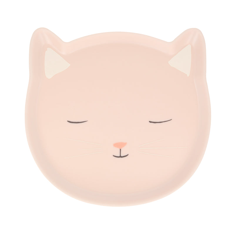 Reusable Pink Cat Plate