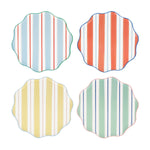 Preppy Stripe Side Plates, Pack of 8