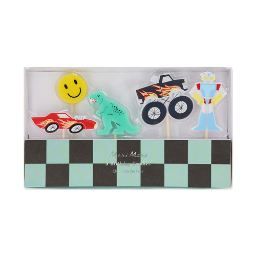 Toybox Icon Candles, Set of 5