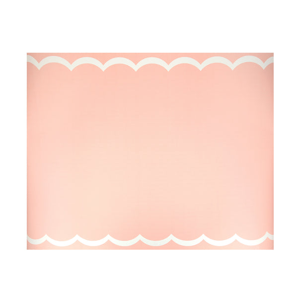 Scalloped Edge Pink Red Table Runner | Paperless Post Party Shop