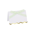 Pastel Velvet Bow Placecards, Pack of 6